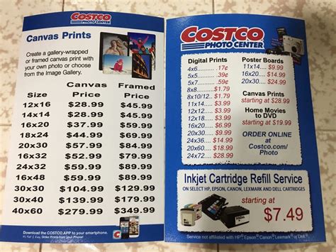 does costco print posters