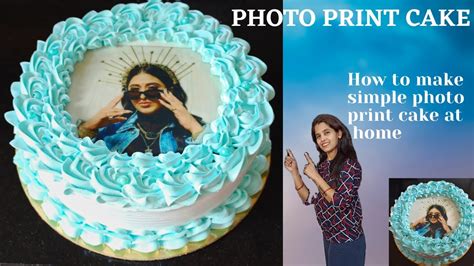 how to print a picture on a cake